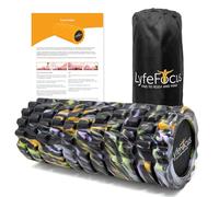 LyfeFocus Premium Trigger Point Foam Roller - Multi Pressure Point with 3 Unique Moulds for Muscle Tension - Specialist Approved Sports Massage Roller for Deep Tissue Therapy - with Bag (Multi-Colour)