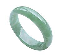 LYFHJD Fashion Decoration Bracelets Women's Bangle, Natural Emerald Bangle, Women's Green Jade Bangle, Jewelry, Women's Bangle Bracelet Jade (Color : Gray, Size : 61mm)