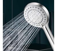 LYFHJD High Pressure Shower Head Bathroom Shower Set with 5 Spray Modes Hand-held Shower Kit Pressurized Showerheads for Home Star Hotel