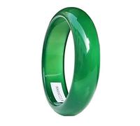 LYFHJD Natural Agate Jasper Bangle Ice Green Chalcedony Women's Bracelet