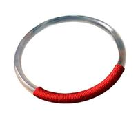 LYFHJD Natural White Jade Bracelet Bracelet, Translucent Color Bracelet Healing White Onyx Wrapped Red Thread Bracelet Ladies/Men/Girls Birthday Gift (Color : Clear, Size : 62-63mm)