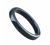LYFHJD Women'S Classcial Jade Bangle Bracelet, Hetian Jade Square Jade Bracelet Dark Green Jade Round Bracelets,Gifts for mothers and girlfriends Clothing Accessories (Color : Dark green, Size :