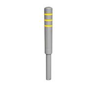 LYFHYSDSP Steel bollards Post, Safety bollards, Parking barrier, Pre-buried warning bollards, for driveways, Warehouses