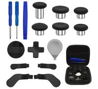 lyfLux 17 in 1 Metal Thumbsticks Replacements Accessories Kit Compatible with Xbox One Elite Series 2 Controller, Include 6 Swap Joysticks, 4 Paddles, 2 D-Pads, 3 Screwdrivers, 1 Tool and 1 Bag