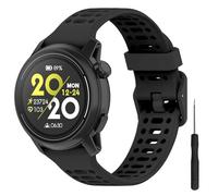 Lyforaz Band for Samsung Galaxy Watch 3 Band 45mm, Soft Silicone Watch Strap for Galaxy Watch 46mm/Gear S3 Classic/Gear S3 Frontier, for COROS PACE 3 Replacement for Men Women-Black