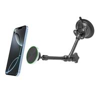 LYFPOOM 2025 Upgraded Vacuum Magnetic Mobile Phone Holder Car [Super Suction Cup], Magnetic Mobile Phone Holder Car for Magsafe Car Holder, Magnetic Suction Cup Mobile Phone Holder for All Smartphones