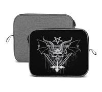 Lyfthologen 13inch Laptop Case, Satanic Snowflake Laptop Sleeve