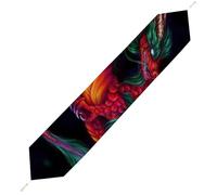 Lyfthologen 178*33cm Table Runner with Tassel, Chinese Dragon Table Runner, Table Decoration for Kitchen, Party, Restaurant