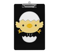 Lyfthologen A4 Clip Board, Eggshell Chick Clipboard, Acrylic Clipboards for Office, School