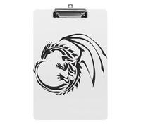 Lyfthologen A4 Clip Board, Flying Dragons Clipboard, Acrylic Clipboards for Office, School