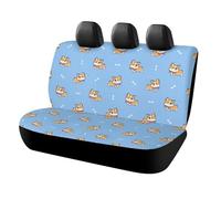 Lyfthologen Car Back Seat Cover, Cute Welsh Corgi Dog Car Seat Cover, Universal Seat Covers Set for Most Cars Trucks SUVs