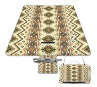 Lyfthologen Picnic Mat,Native American Square Picnic Blanket,Outdoor Rugs,148cm X 148cm