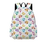 Lyfthologen Rucksack, Cute Owl Funny Owl Pattern Backpack, Casual Daypack for Outdoors,Sport,Travel