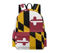 Lyfthologen Rucksack, Flag of Maryland Backpack, Casual Daypack for Outdoors,Sport,Travel