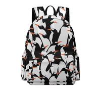 Lyfthologen Rucksack, Penguin Cute Backpack, Casual Daypack for Outdoors,Sport,Travel