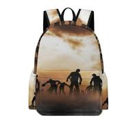 Lyfthologen Rucksack, Zombies Dead Men Walking Body at Night Backpack, Casual Daypack for Outdoors,Sport,Travel