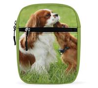 Lyfthologen Shoulder Bag, Cavalier King Charles Spaniel Crossbody Bag, Multi Purpose Small Satchel for Work Business Travel