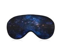 Lyfthologen Smooth Fabric Eye Mask, Aurora Starry Sky Space Starry Night Sky Sleep Mask, Sleeping Eye Mask with Adjustable Headband for Men, Women
