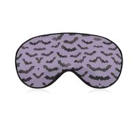 Lyfthologen Smooth Fabric Eye Mask, Cute Bat Sleep Mask, Sleeping Eye Mask with Adjustable Headband for Men, Women
