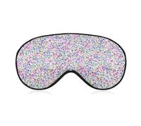 Lyfthologen Smooth Fabric Eye Mask, Liberty Pattern Sleep Mask, Sleeping Eye Mask with Adjustable Headband for Men, Women