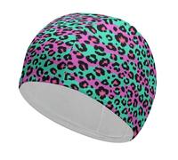Lyfthologen Swimming Hat, Leopard And Zebra Swimming Cap, Bathing Caps for Long Short Hair