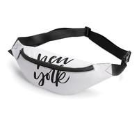 Lyfthologen Waist Bag, New York Bumbag, Adjustable Fanny Pack for Running Walking Hiking
