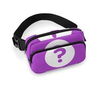 Lyfthologen Waist Bag, Question Mark Bumbag, Adjustable Fanny Pack for Running Walking Hiking