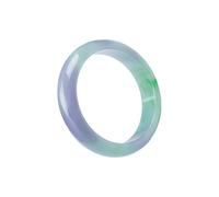 LYGBAOFUL Natural Genuine Jade Bangle Bracelet For Women Wealth Healing Good Luck, Elegant Round Green Stone Woman Wedding Birthday Gift(62-63mm)
