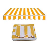 LYGBAOFUL Retractable Awning Fabric Replacement - Oxford PVC Material, Manual Patio Canopy Cover, Outdoor Garden Sunshade, Gazebo Roof, Courtyard & Veranda Protection