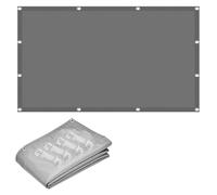 LYGBAOFUL Waterproof 3x3m Rectangle Sun Shade Sail Canopy - 95% UV Protection for Patio Garden Balcony Pergola & Outdoor Events - Grey Outdoor Sunshade for Effective UV Blockage