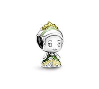 LYGBAOFUL Woman Silver Hollow Beads 925 Sterling Silver Princess The Frog Charm Fit For Women Bracelet Enamel Jewelry Accessories