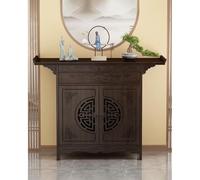 LYGBDSS Buddhist Altar,Altar Cabinet, Shrine Altar,Meditation Altar Table, Personal Shrine Altar Table,Easy Assembly for Living Room,Bedroom,Office,Walnut Color,31.5inch/80cm