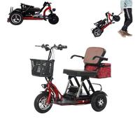 LYGBDSS Foldable Lightweight 3 Wheel Mobility,Scooter Mobility Scooters Luxury Electric Wheel Mobility Scooter Comfortable Seat Ideal for Elderly Disabled,20AH