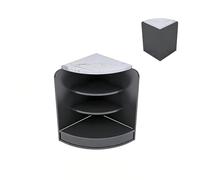 LYGBDSS Reception Desk Front Counter Desk Corner Cashier Retail Checkout Table for Beauty Salon Lobby Supermarkets and convenience stores,Black,Corner table