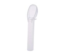 Lyguy Feeding Spoon, Infant Baby Silicone Medicine Feeding Spoon Feeder Anti Choke Device With Scale