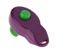 Lyguy Pet Clicker, Pet Clicker Dog Training Sounder Puppy Whistle Guide Supplies With Finger Strap Purple
