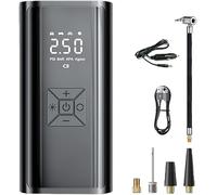 LYHH Car Tyre Inflator Air Compressor for GMC Terrain Terrain Denali, Tyre Inflator Portable Air Compressor with LED Light Fast Tire Pump