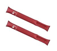LYHINRA Car Seat Gap Filler for DS 7, Leather Crevice Blockers, Leak Proof Handbrake Gap Plug Strip to Stop Things from Dropping,Red-Leather