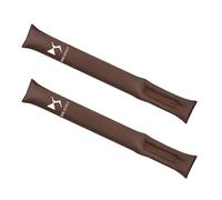 LYHINRA Car Seat Gap Filler for DS 7, Leather Crevice Blockers, Leak Proof Handbrake Gap Plug Strip to Stop Things from Dropping,Brown 2-Leather