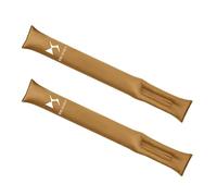 LYHINRA Car Seat Gap Filler for DS 7, Leather Crevice Blockers, Leak Proof Handbrake Gap Plug Strip to Stop Things from Dropping,Brown 1-Leather