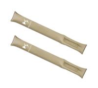 LYHINRA Car Seat Gap Filler for DS 7, Leather Crevice Blockers, Leak Proof Handbrake Gap Plug Strip to Stop Things from Dropping,Beige-Leather