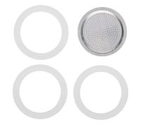 LYhsmg Gasket for 6 Cup Espresso Maker, Moka Pot Seal Ring, Replacement Food Grade Seal Silicone, for Stovetop Coffee Maker, Coffee Maker Espresso Machine Accessories