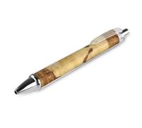 LYHVSFJW Ancient Egyptian Ball Point Pen Retractable Black Ink Ballpoint Pens Super Soft Grip 0.5mm Ink Pen Medium Point Office Pens 1 PCS