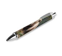 LYHVSFJW Autumn Brown Bear Ball Point Pen Retractable Black Ink Ballpoint Pens Super Soft Grip 0.5mm Ink Pen Medium Point Office Pens 1 PCS