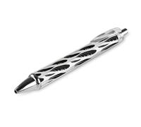 LYHVSFJW Black Feather Float Ball Point Pen Retractable Black Ink Ballpoint Pens Super Soft Grip 0.5mm Ink Pen Medium Point Office Pens 1 PCS
