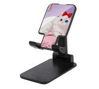 LYHVSFJW Blue-Eyed Cat Folding Cell Phone Stand Adjustable Phone Holder for Desk Portable Desktop Cellphone Stand with Anti-Slip Base Fits All Smart Phones