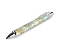 LYHVSFJW Cartoon Giraffe Rainbow And Clouds Ball Point Pen Retractable Black Ink Ballpoint Pens Super Soft Grip 0.5mm Ink Pen Medium Point Office Pens 1 PCS