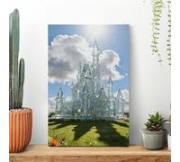 LYHVSFJW Castle on The Prairie Canvas Prints Artwork for Walls Canvas Wall Art for Bedroom Modern Picture Artwork Painting for Living Room Aesthetic Wall Paintings 12x18inch(30x45cm)