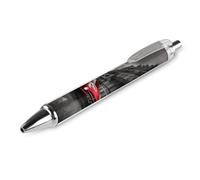 LYHVSFJW City Street Red Car Ball Point Pen Retractable Black Ink Ballpoint Pens Super Soft Grip 0.5mm Ink Pen Medium Point Office Pens 1 PCS