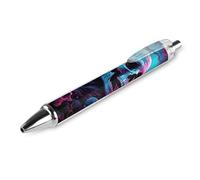 LYHVSFJW Color Skull Pictures Ball Point Pen Retractable Black Ink Ballpoint Pens Super Soft Grip 0.5mm Ink Pen Medium Point Office Pens 1 PCS